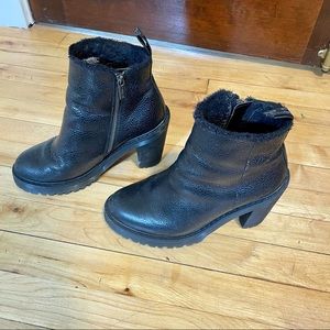 Dr. Martens Magdalena Fur Lined Heeled Boots